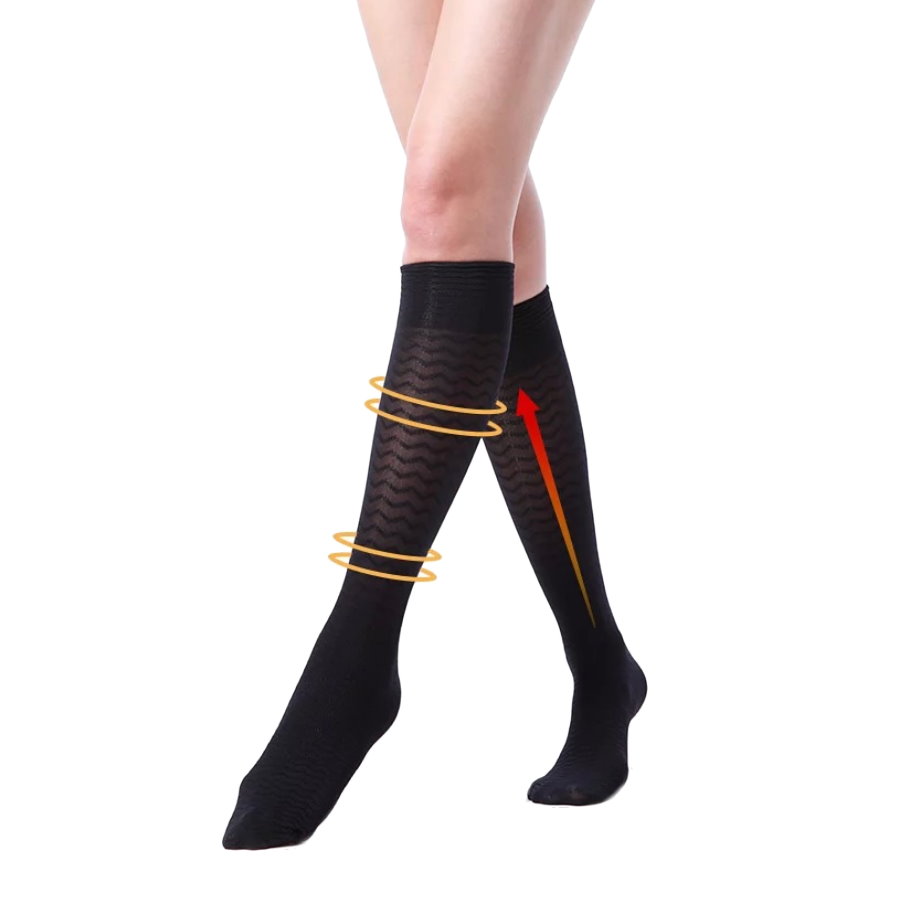 Wave massage Compression Knee High Stockings